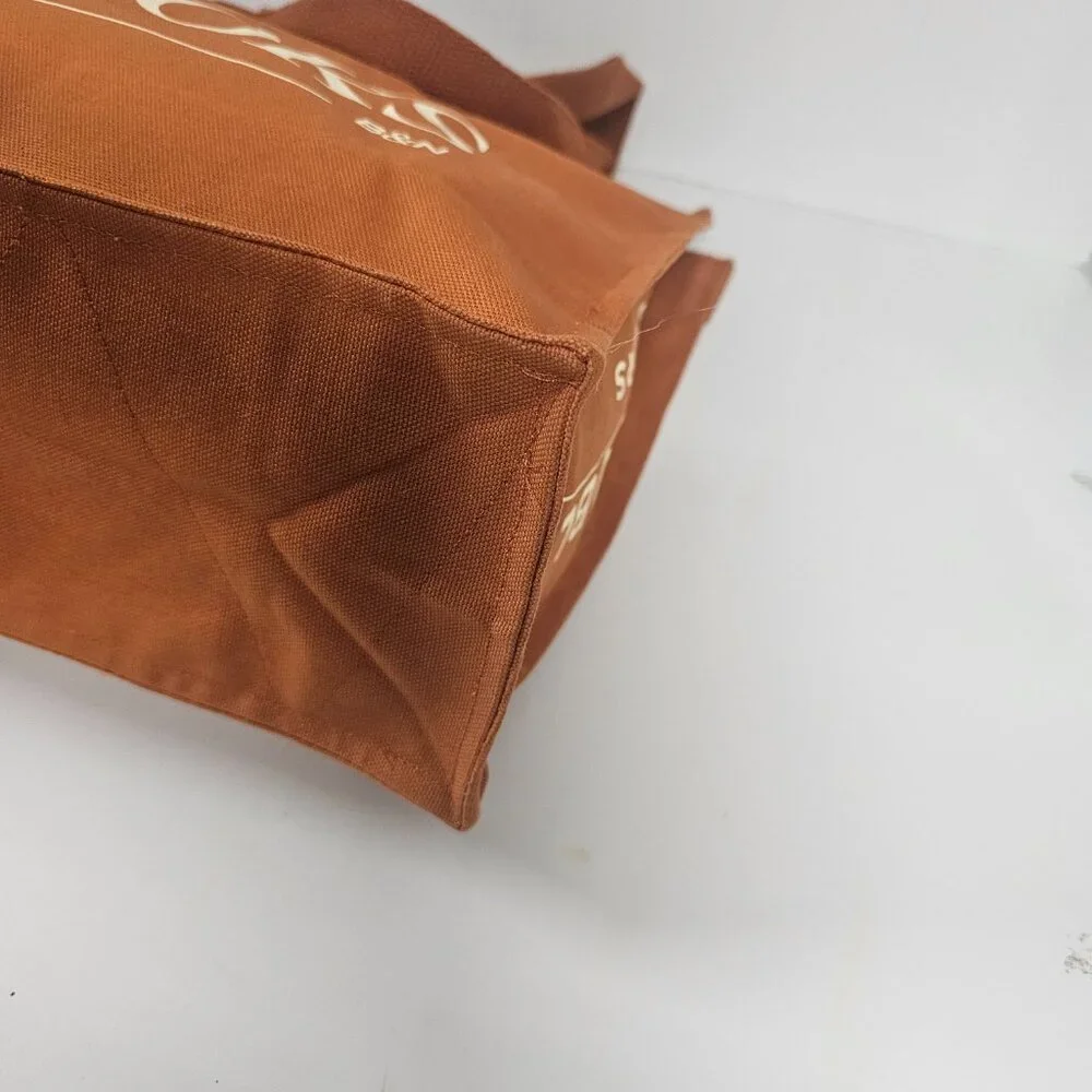 Barnes & Noble Tote Bag Rust Canvas Academia Books School